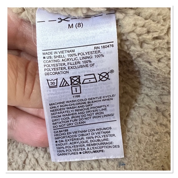 OLD NAVY Kids Black Fall- Winter Jacket - Picture 6 of 9